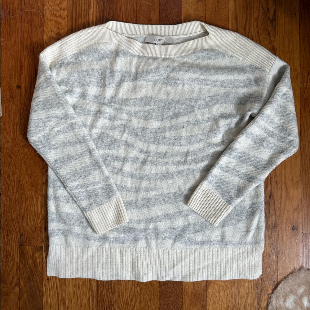 Loft zebra sweater